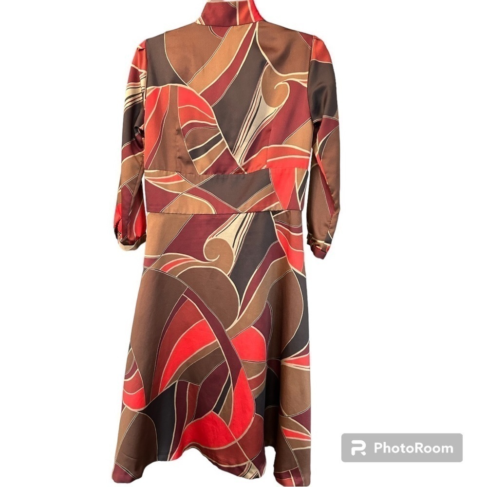 ZARA BASICS RETRO STYLE DRESS - Picture 3 of 5